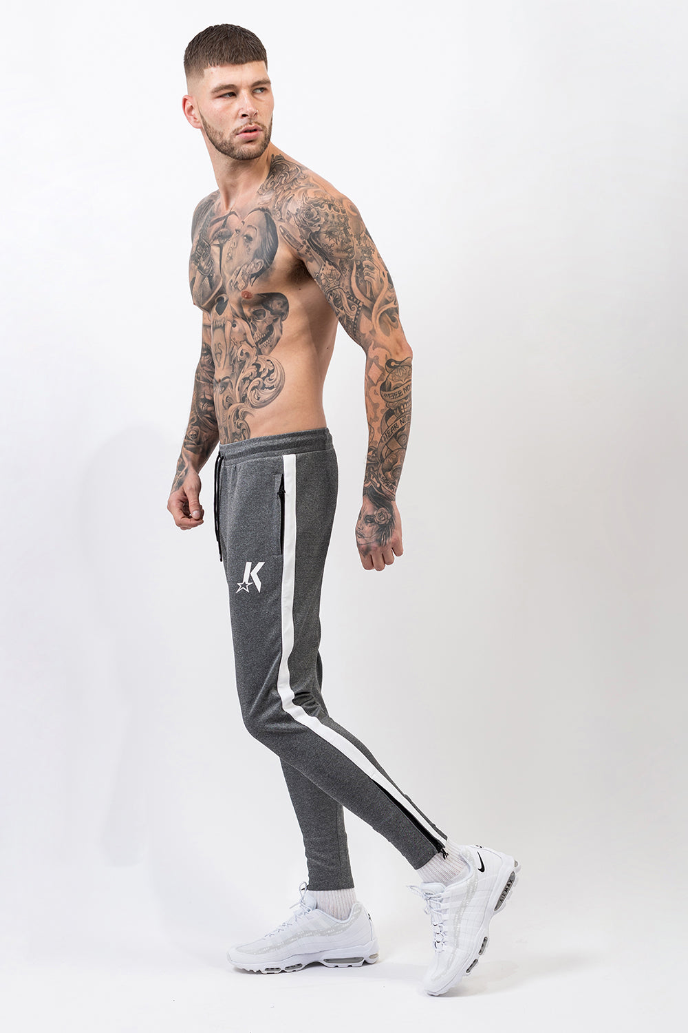 Smoke Grey Track Pants - Kreps