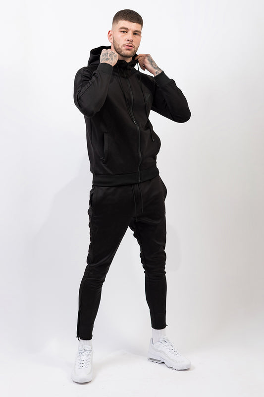 Triple Black Zip Jacket