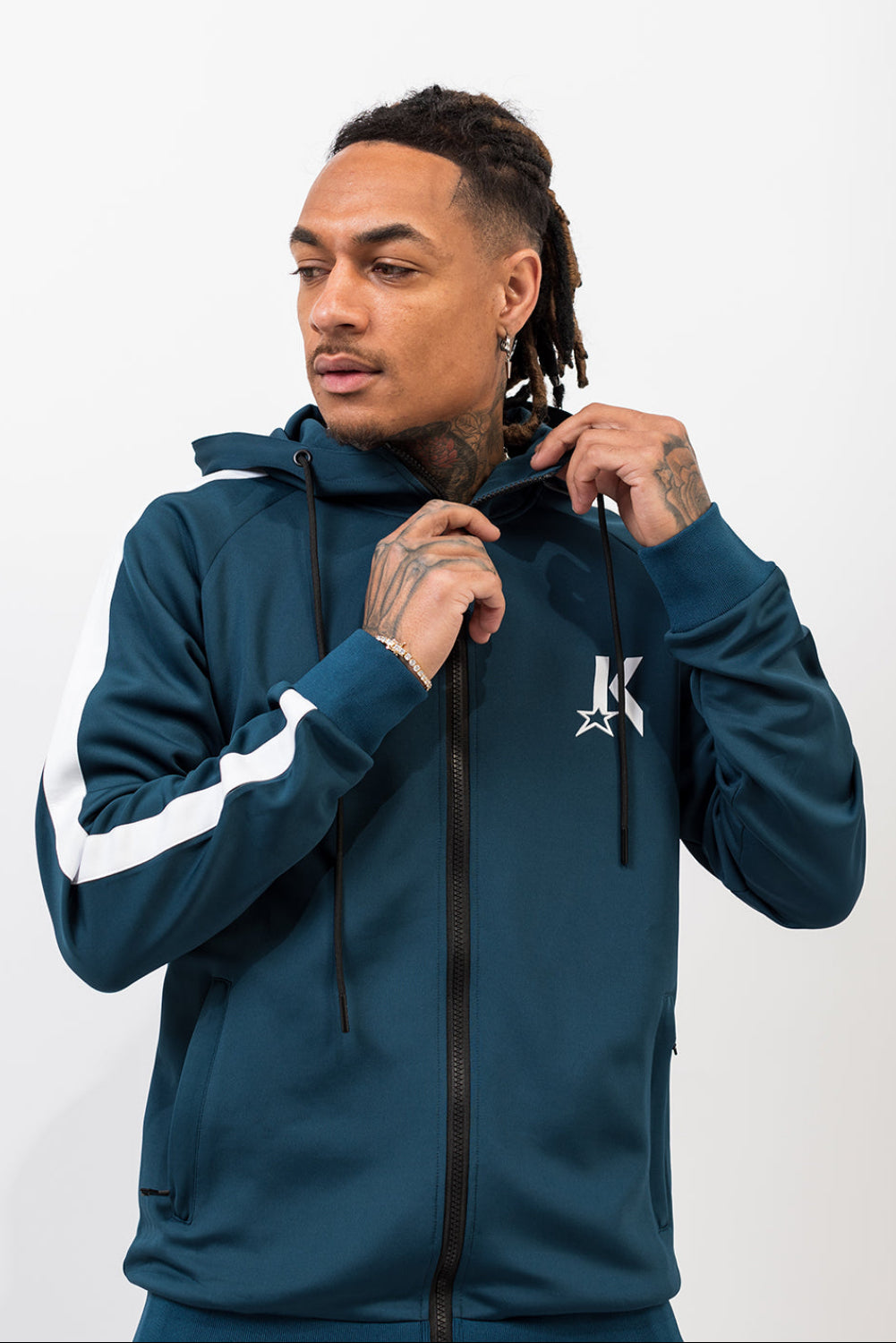 Prussian Blue Zip Jacket - Kreps