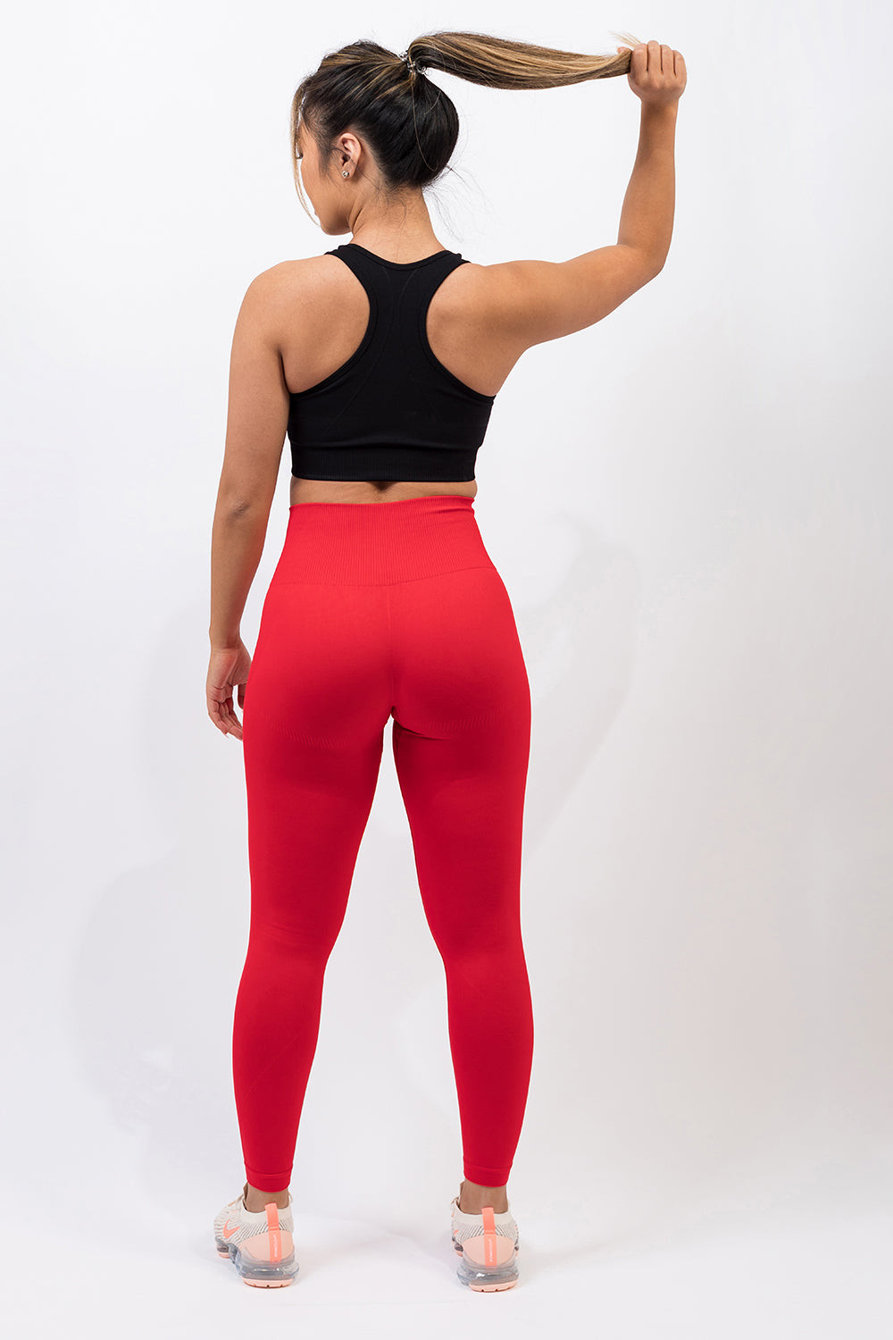 Chilli Red Seamless Leggings - Kreps