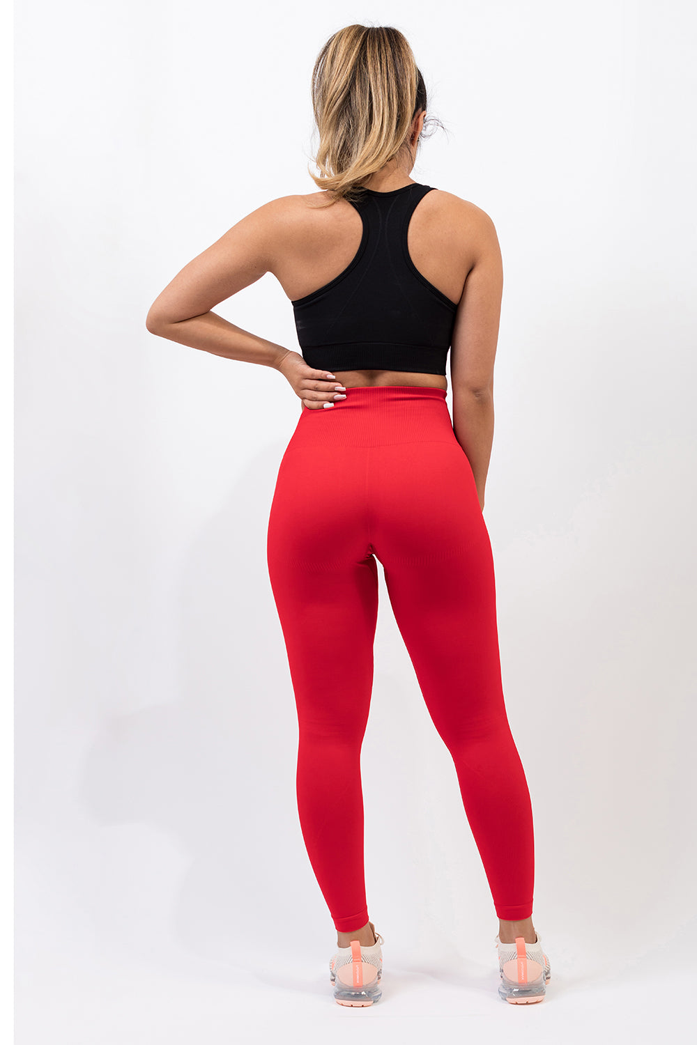Chilli Red Seamless Leggings - Kreps