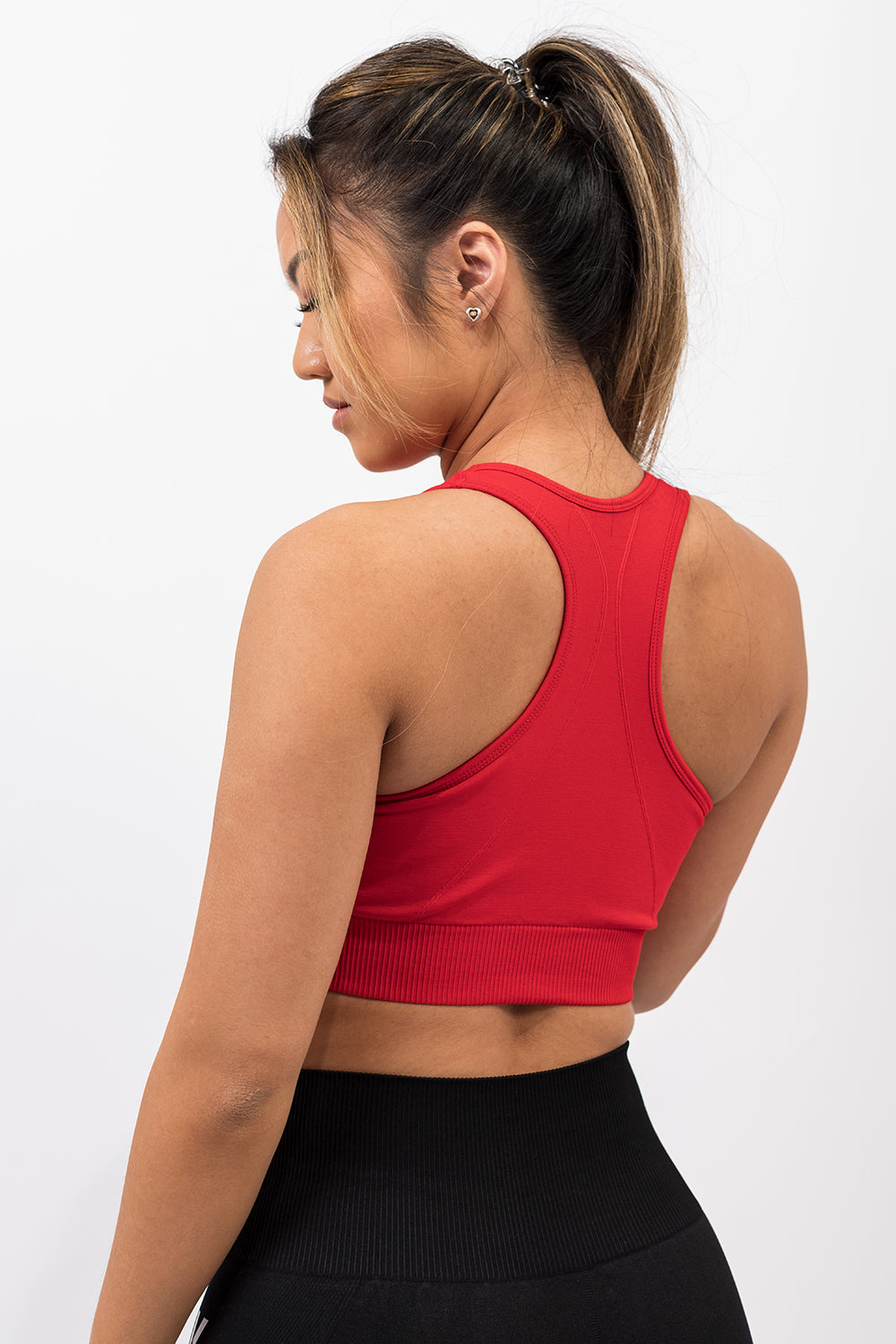 Chilli Red Seamless Bra - Kreps