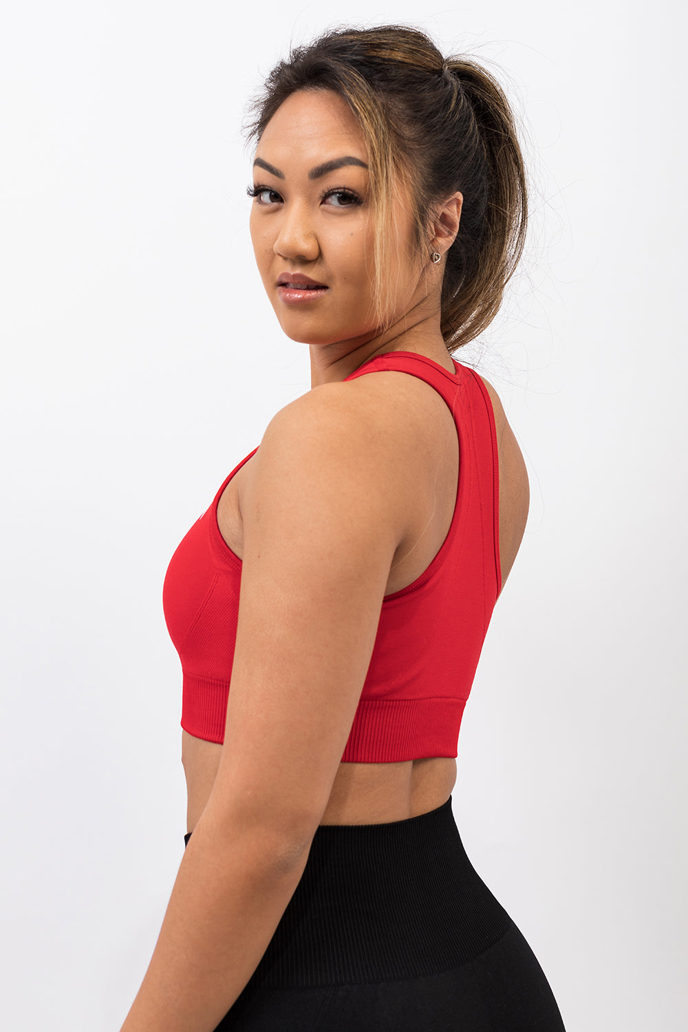 Chilli Red Seamless Bra - Kreps