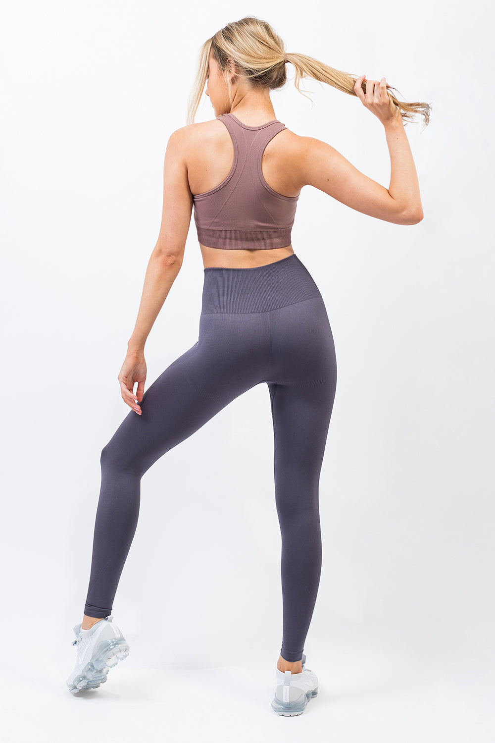 Grey Seamless Leggings - Kreps