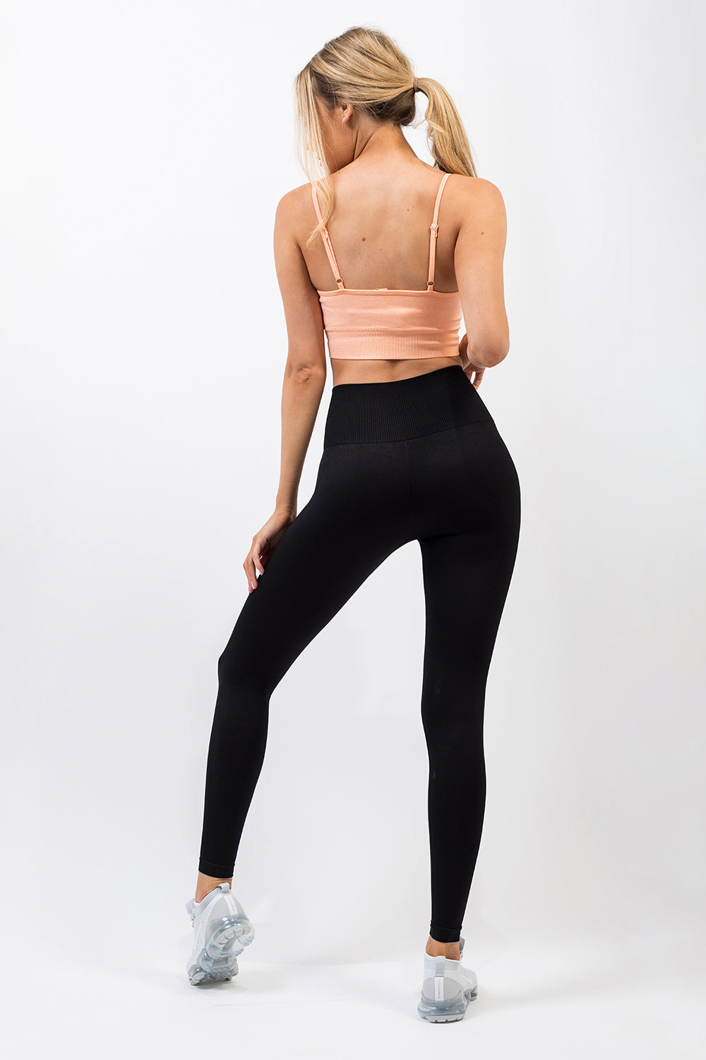 Pure Black Seamless Leggings - Kreps