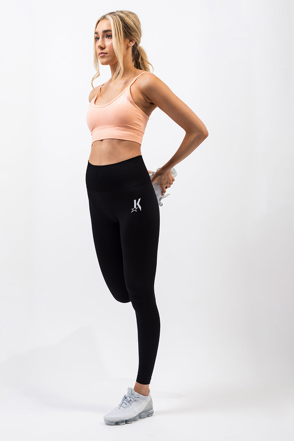Pure Black Seamless Leggings - Kreps