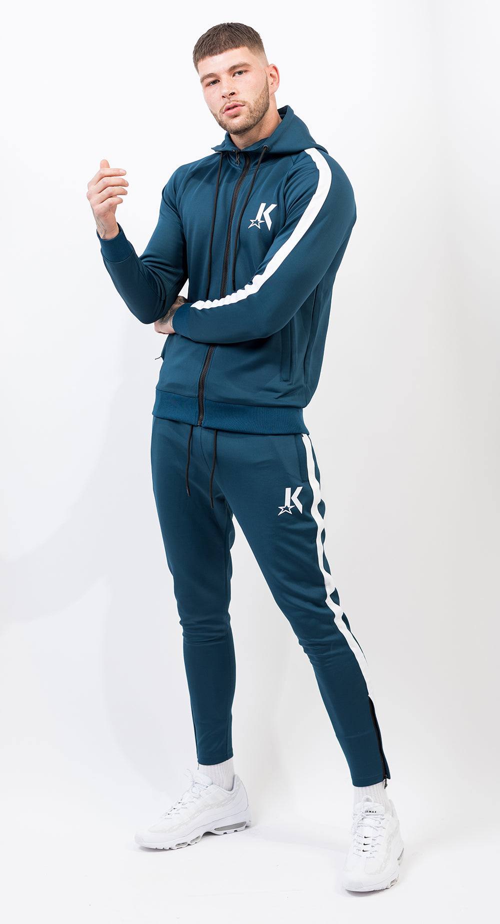 Prussian Blue Zip Jacket - Kreps