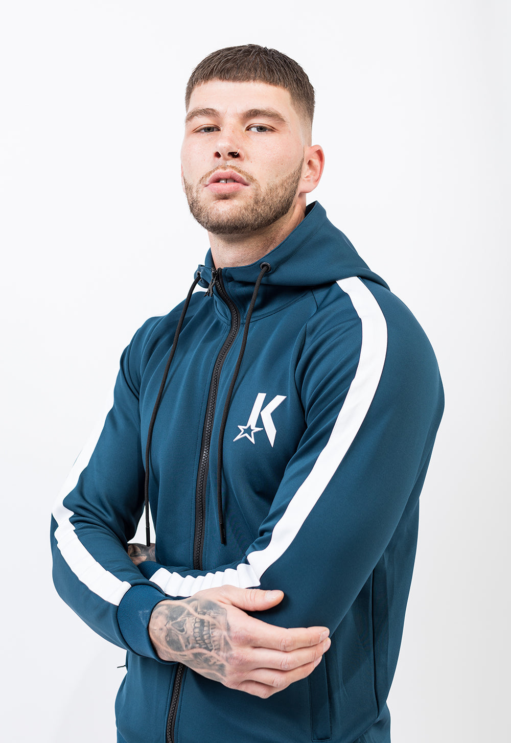 Prussian Blue Zip Jacket - Kreps