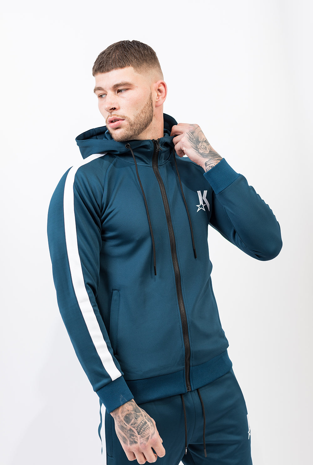 Prussian Blue Zip Jacket - Kreps