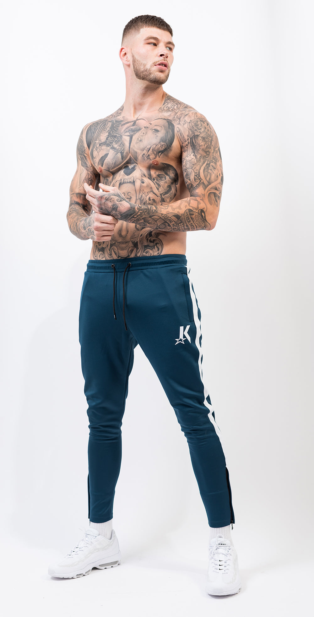 Prussian Blue Track Pants - Kreps