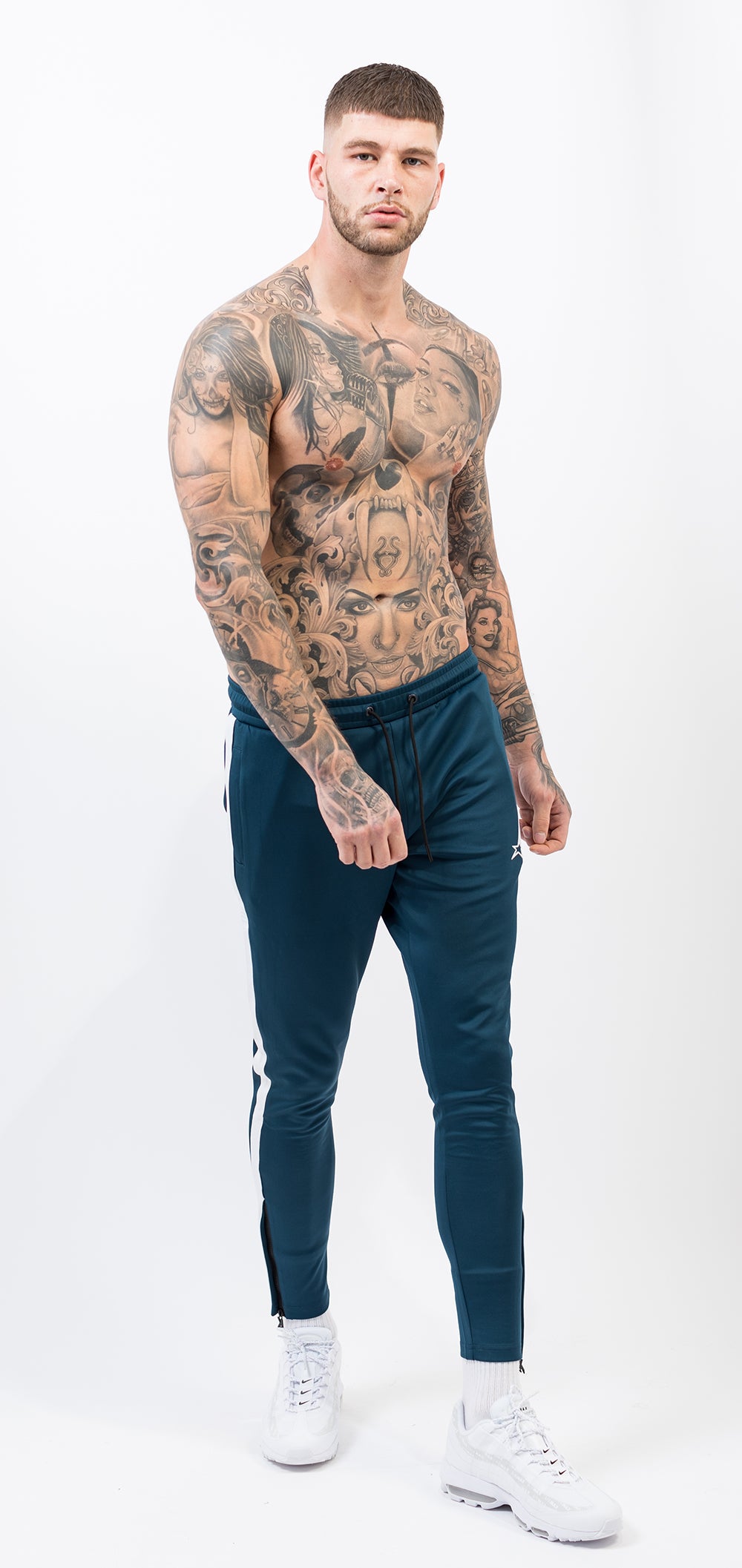 Prussian Blue Track Pants - Kreps