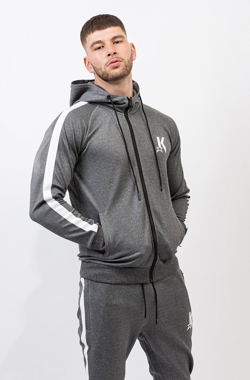 Smoke Grey Zip Jacket - Kreps