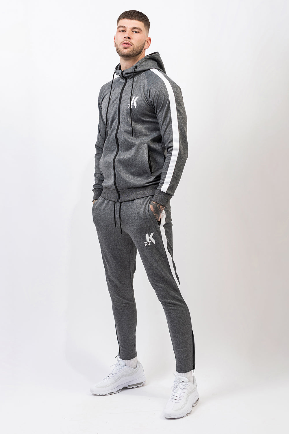 Smoke Grey Zip Jacket - Kreps