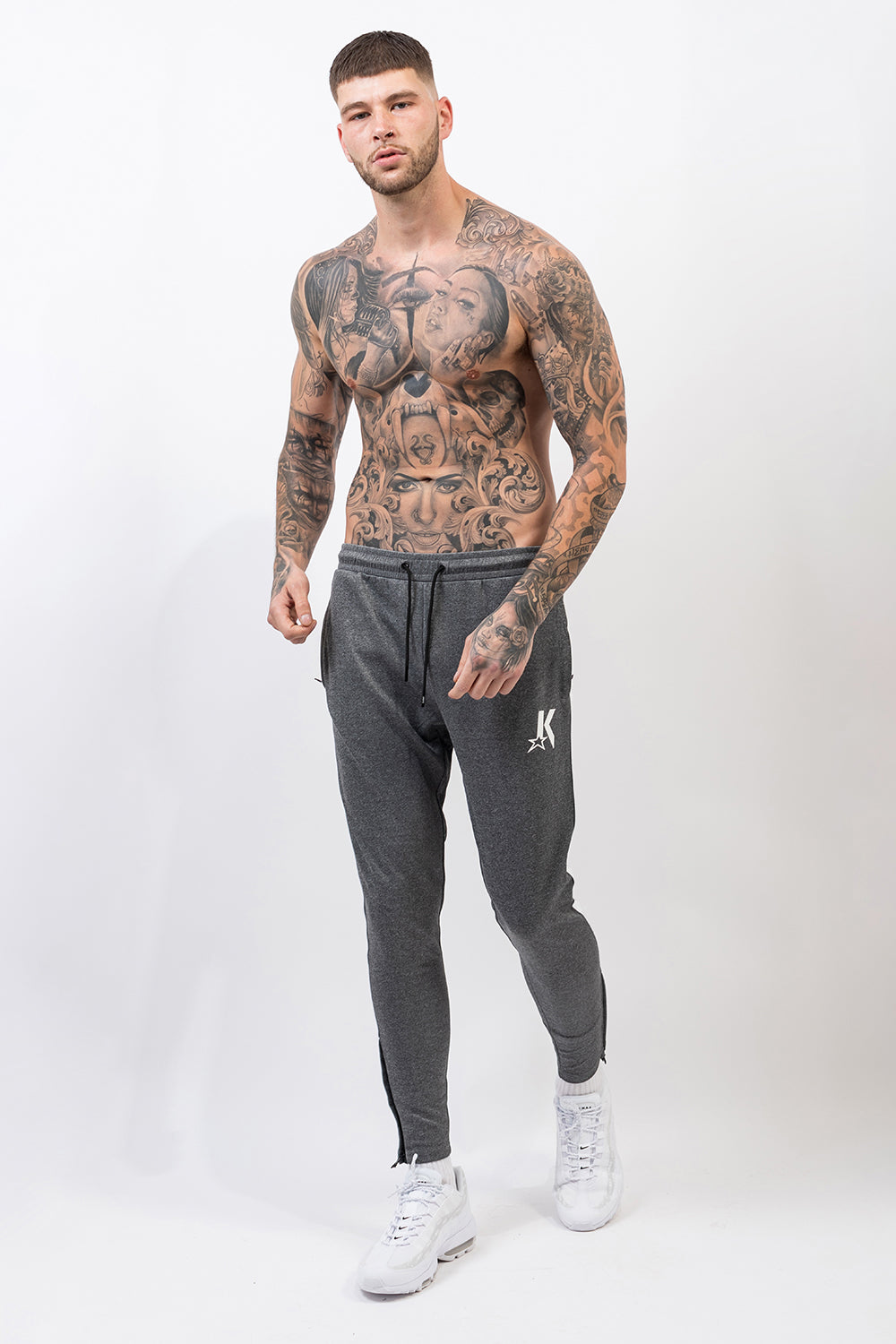 Smoke Grey Track Pants - Kreps