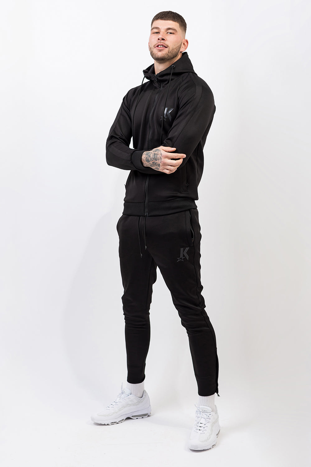 Triple Black Zip Jacket - Kreps