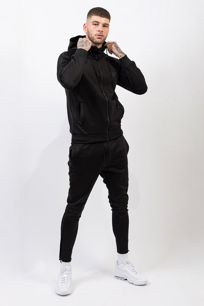Triple Black Zip Jacket - Kreps