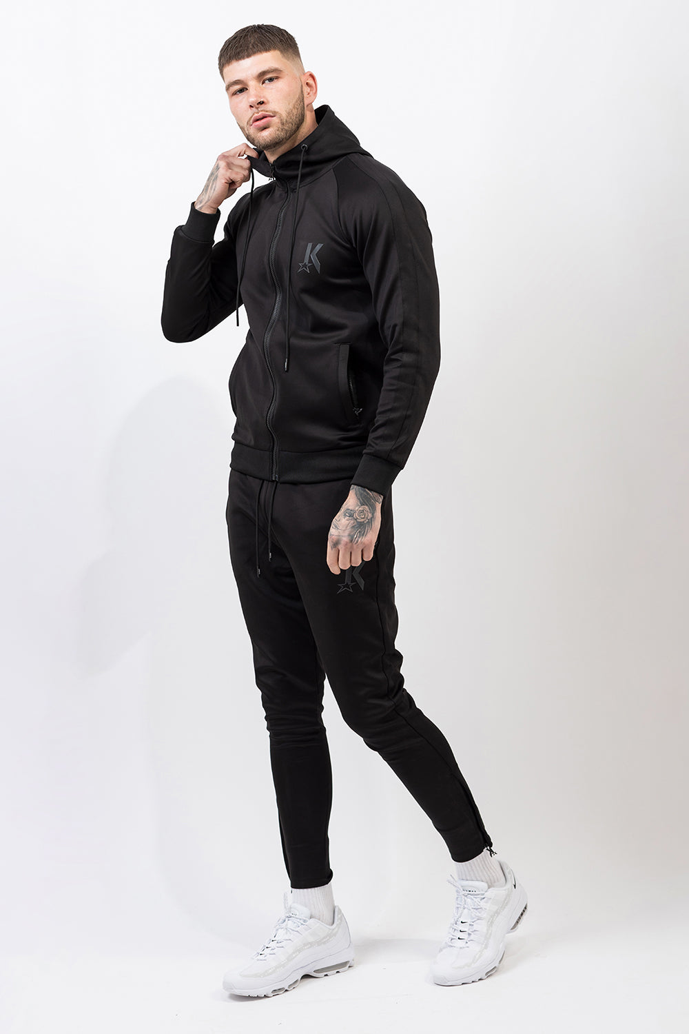Triple Black Zip Jacket - Kreps