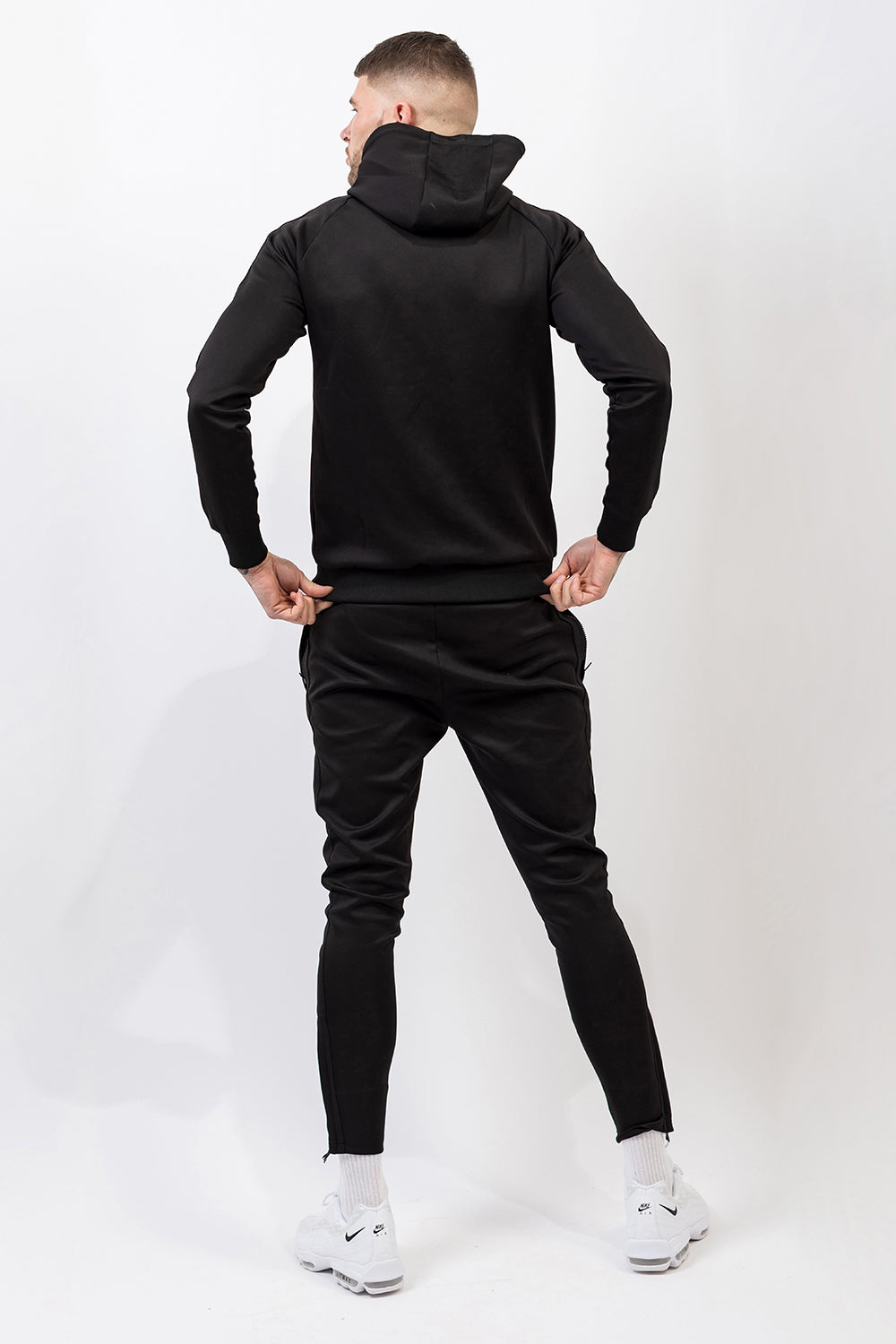 Triple Black Zip Jacket - Kreps