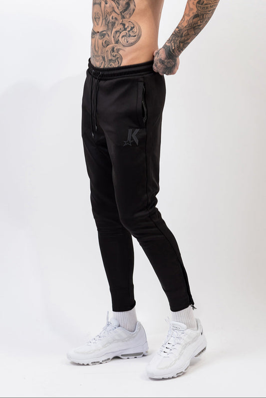 Triple Black Track Pants